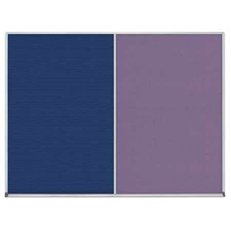 United Visual Products Single Door Radius Corkboard, 18"x24", Sat, UV7000RC-SATIN-COBACC UV7000RC-SATIN-COBACC